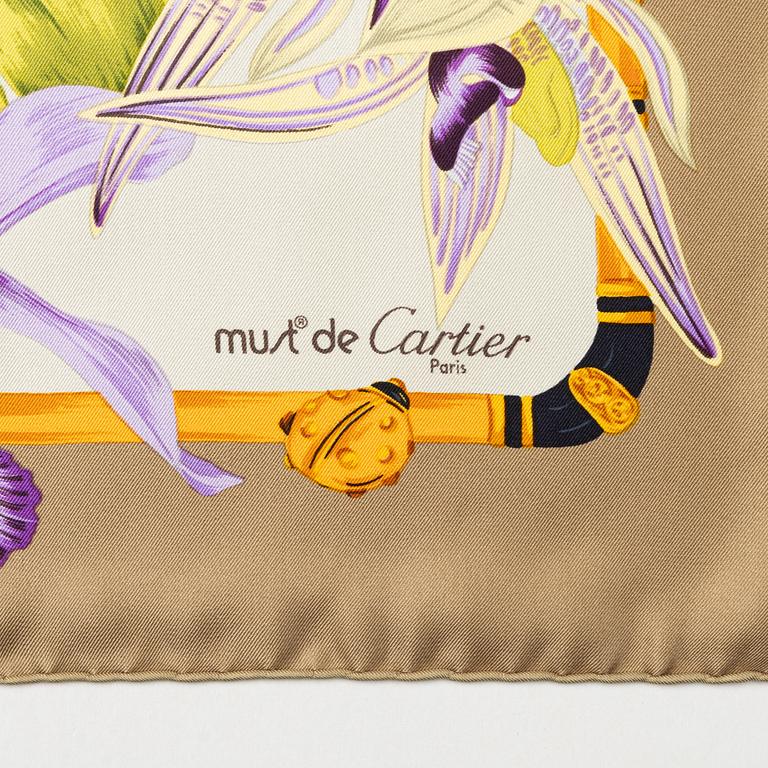Cartier, scarf.