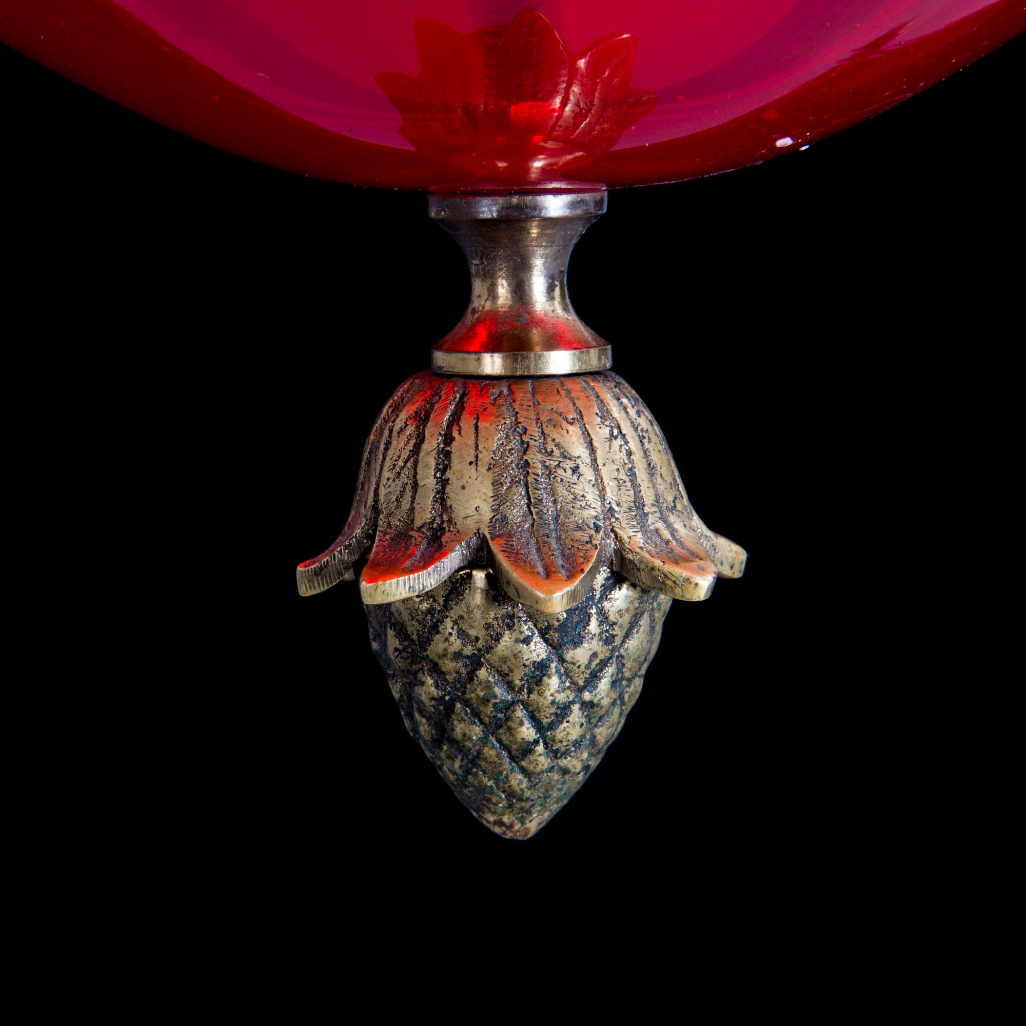 TAKAMPEL, 1800-talets slut. Höjd ca 56 cm.