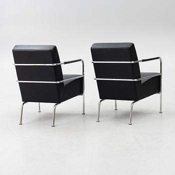 Gunilla Allard, a pair of 'Cinema' armchairs, Lammhults, Sweden.