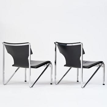 Sigurd Persson, a rare pair of armchairs, Åry Stålmöbler, Örsjö, 1960s.