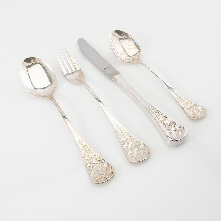 Björn Wiinblad, bestick 48 dlr  silver, Rosenthal Studio Line.