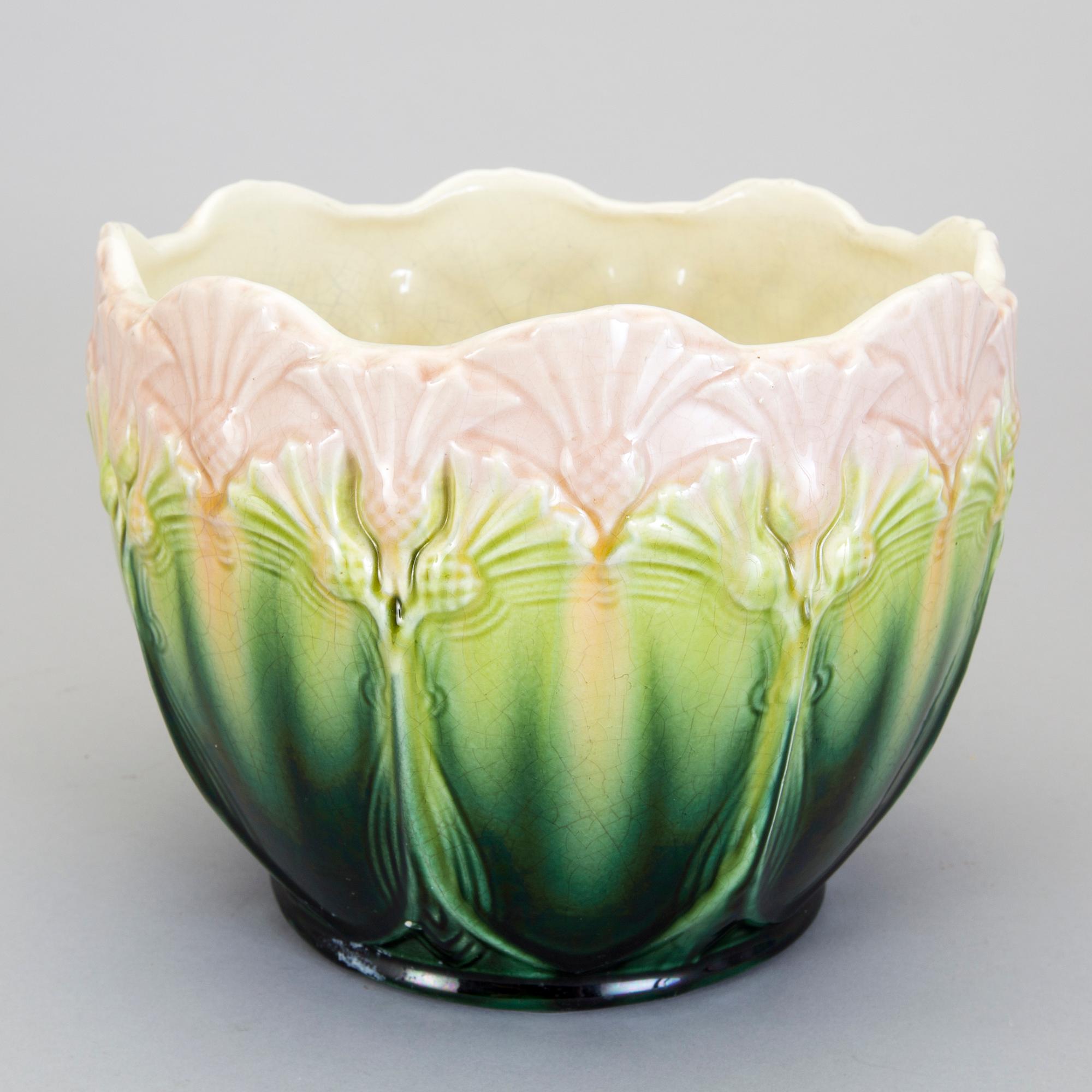 YTTERFODER, flintgods, majolika, Rörstrand, tidigt 1900-tal.