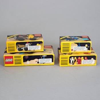 LEGO, 4 stycken rymd-set i förpackningar, 1983.