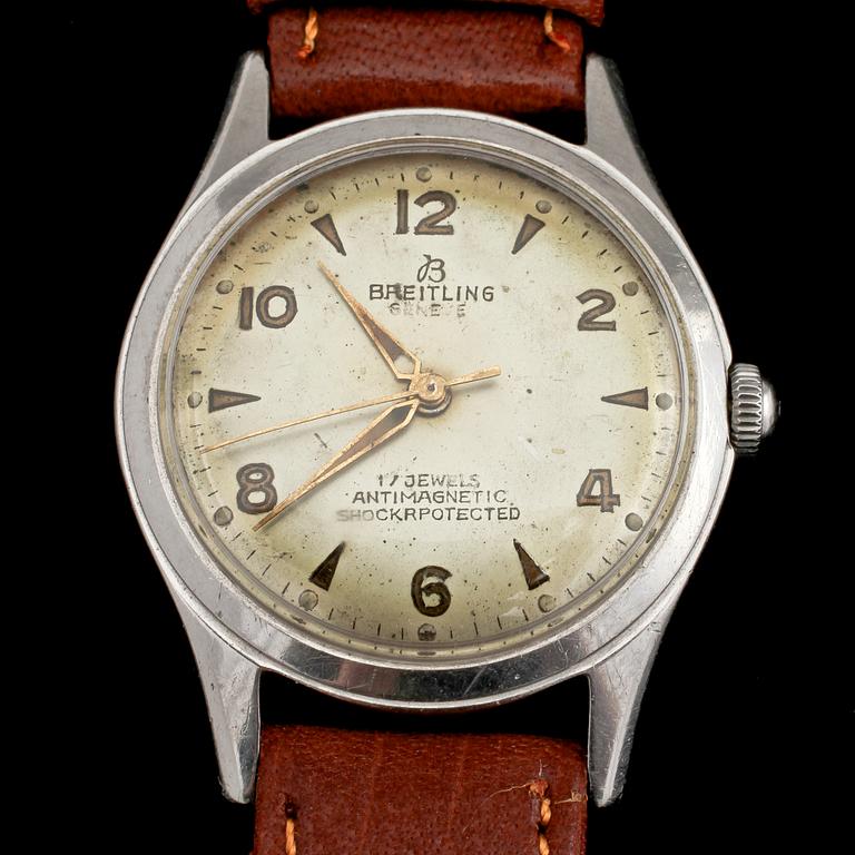 ARMBANDSUR, 3 st, Breitling, 1900-talets tredje kvartal.