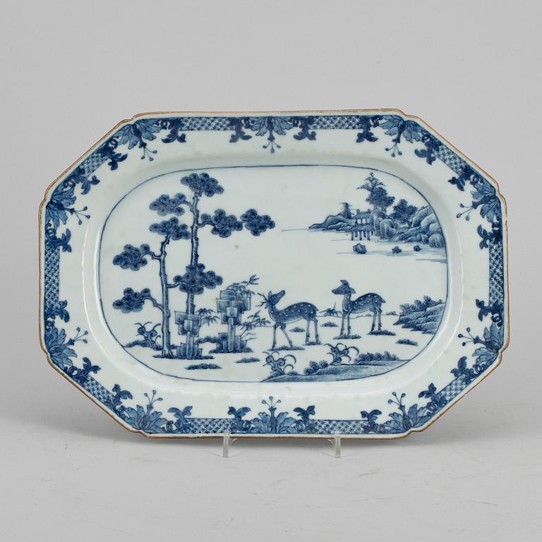 STEKFAT, porslin, Kina, Qing dynastin, Qinalong (1735-96).