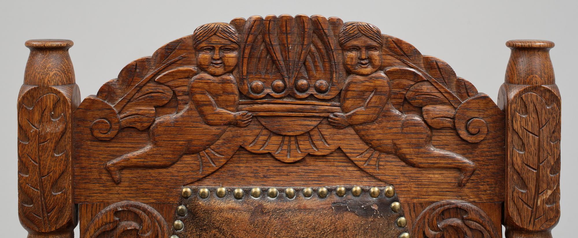 STOLAR, 6 st, barockstil, 1900-talets början.