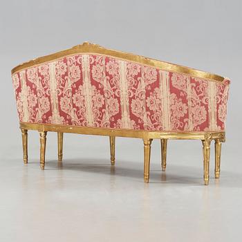 A Gustavian late 18th century sofa.