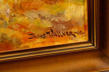 THURE WALLNER, oil on panel, signed and dated -60.