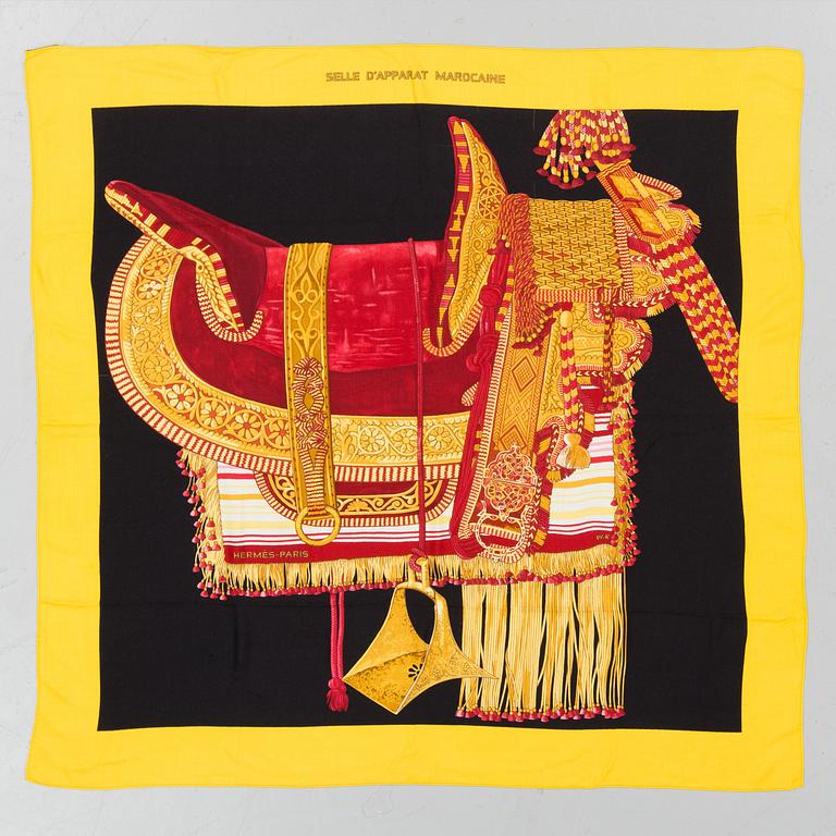 HERMÈS "Selle d'Apparat Marocaine", sjal.