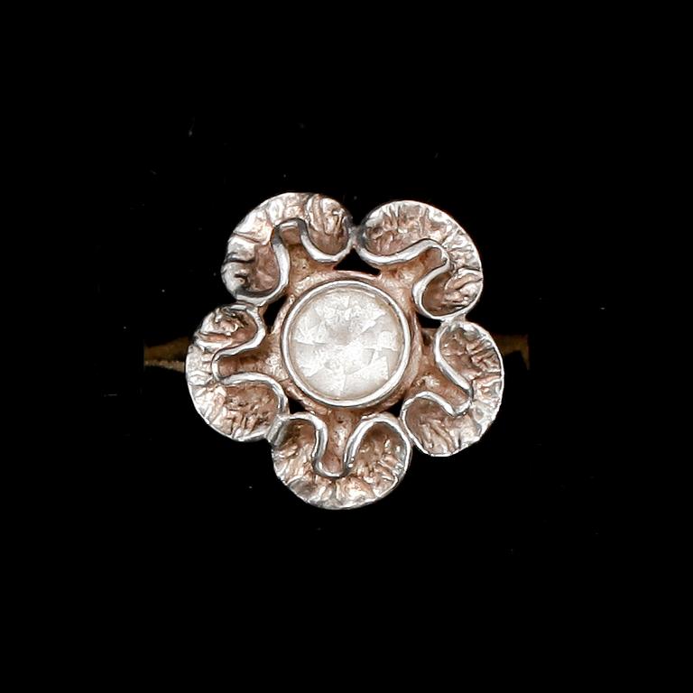 RING, silver, Theresia Hvorslev, Mema, 1975.