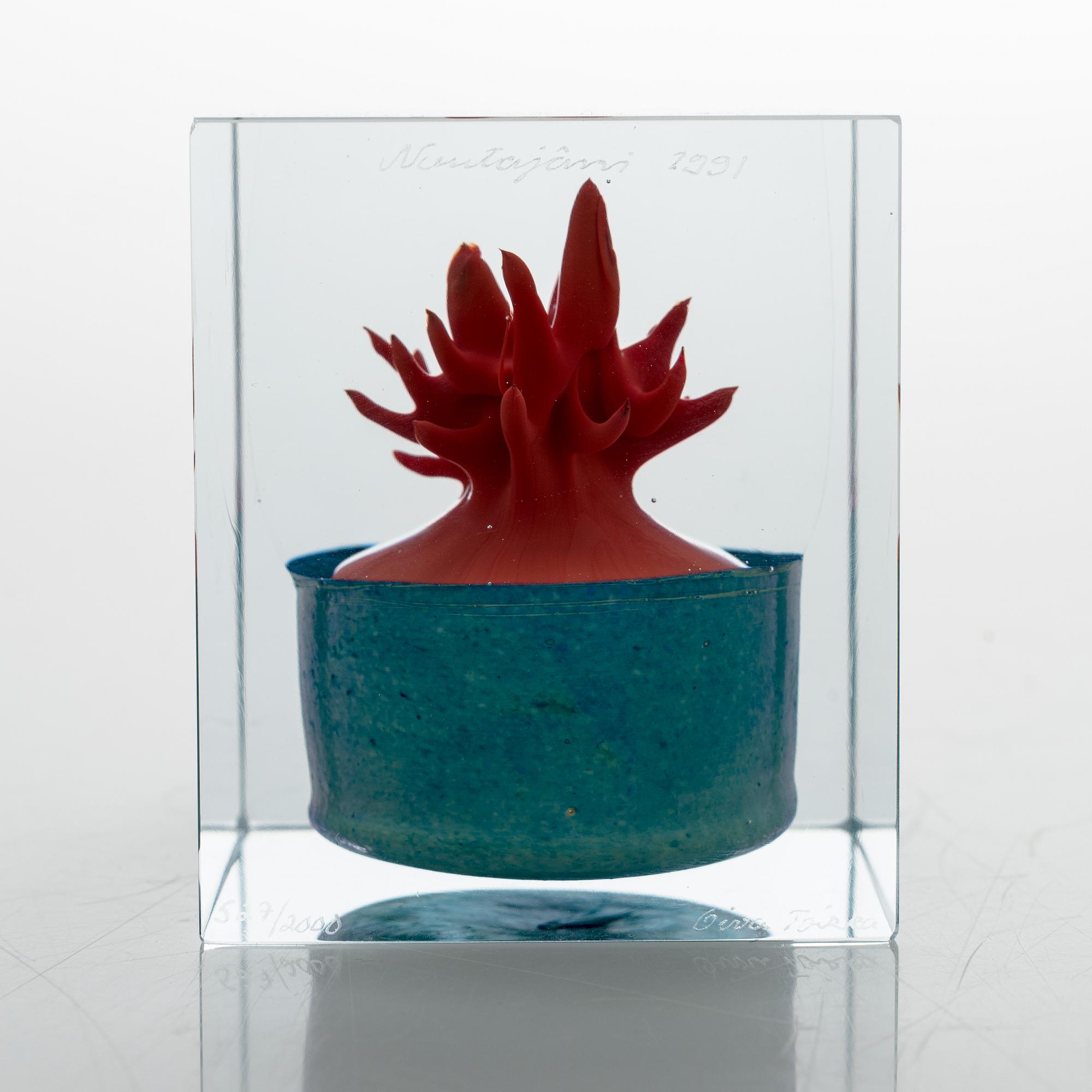 iittala oiva toikka Annual Cube 1991