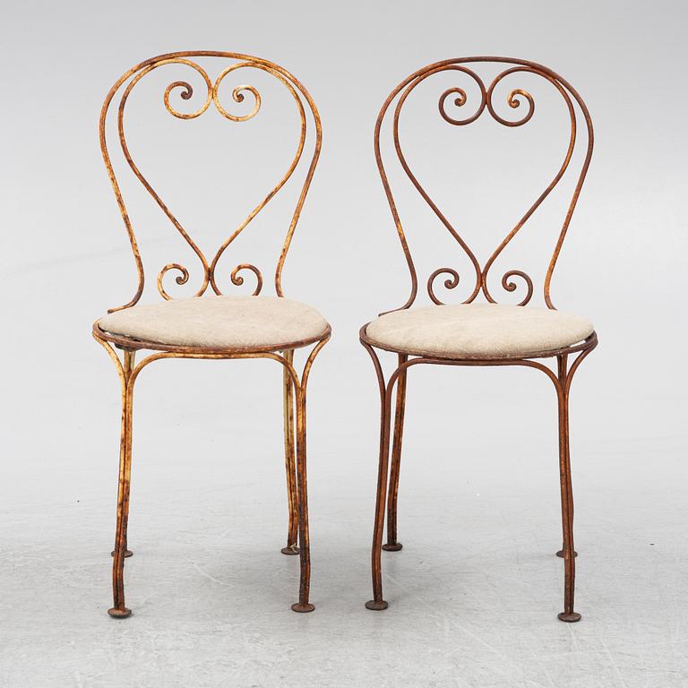 A pair of model 'Vichy' garden chairs, Nordiska Kompaniet.