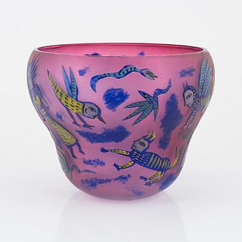 Ulrica Hydman-Vallien, vas, glas, Kosta Boda, unik.