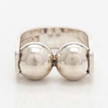 Elis Kauppi, ring, silver, Kupittaan Kulta, Åbo 1966.