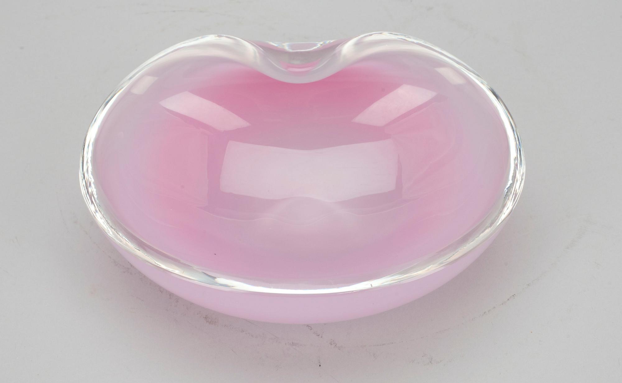 SKÅL, glas, signerad Tapio Wirkkala Iittala, 1900-talets mitt.