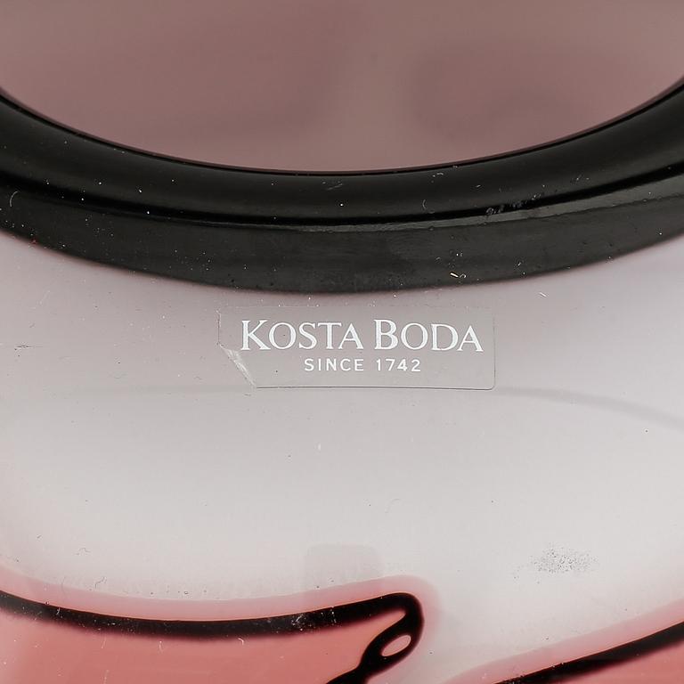 Olle Brozén, a glass vase, Kosta Boda, Limited Edition 4/20.