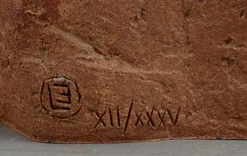 LISS ERIKSSON, skulptur, terrakotta, signerad, numrerad XII/XXXV.