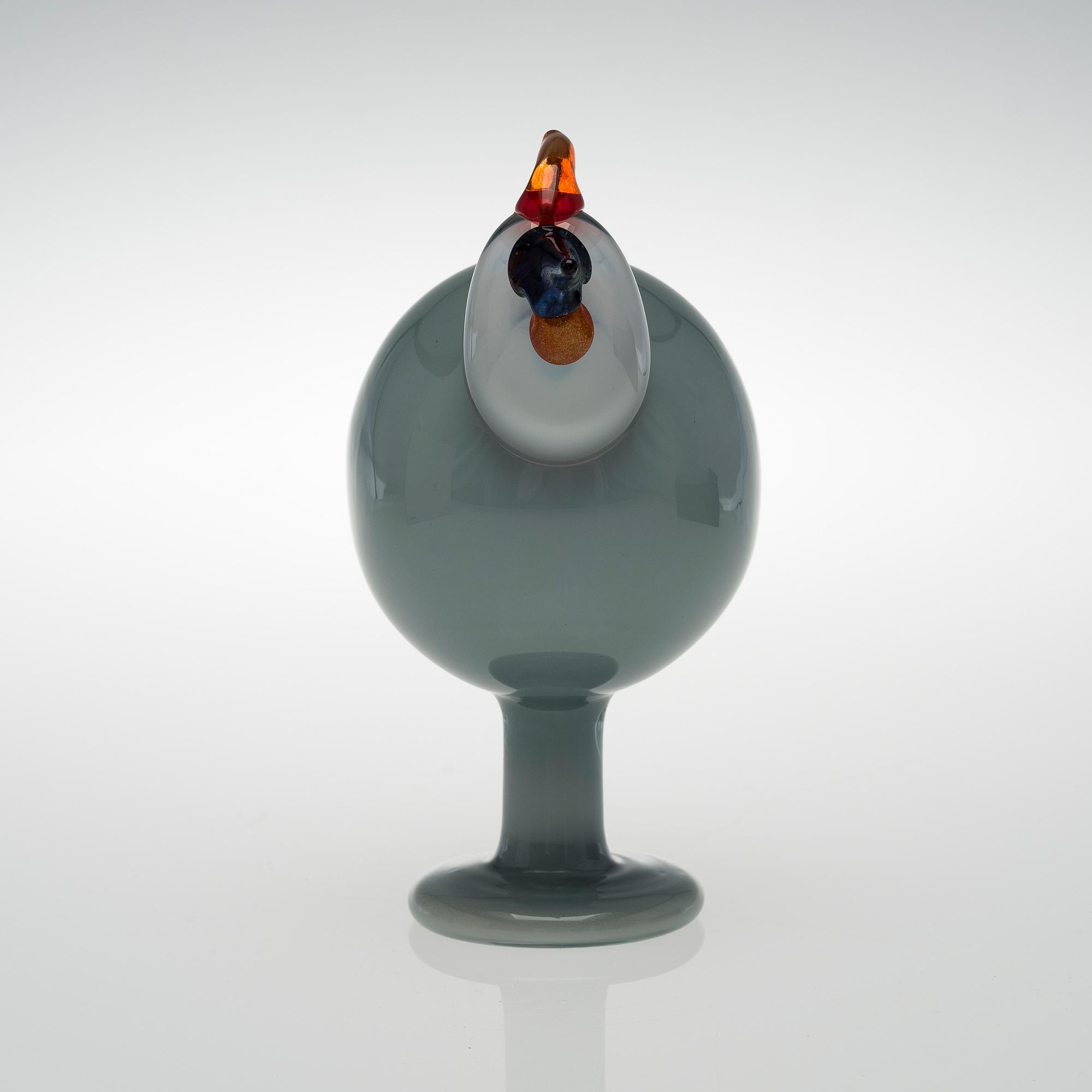 OIVA TOIKKA, BIRD. Uuno. Sign. O. Toikka Iittala.