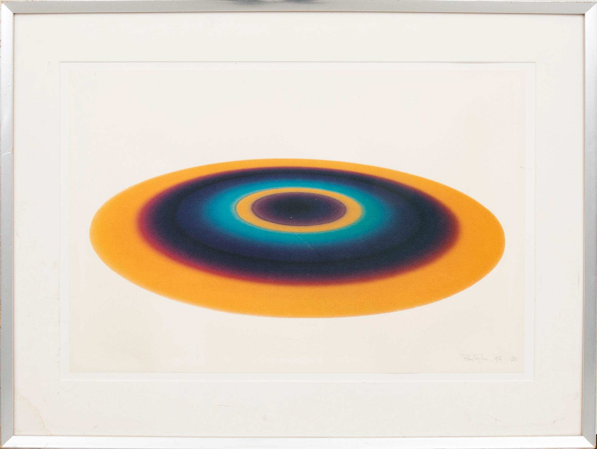Peter Sedgley, lithograph signed, dated, and numbered 1986 62/150.