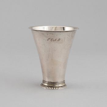 Johan Steinfort, bägare, silver,  Stockholm 1766.