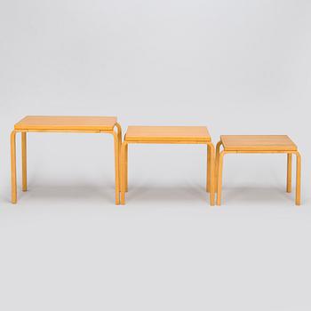 Alvar Aalto, satsbord, 3 delar, modell 88, Artek 1900-talets slut.