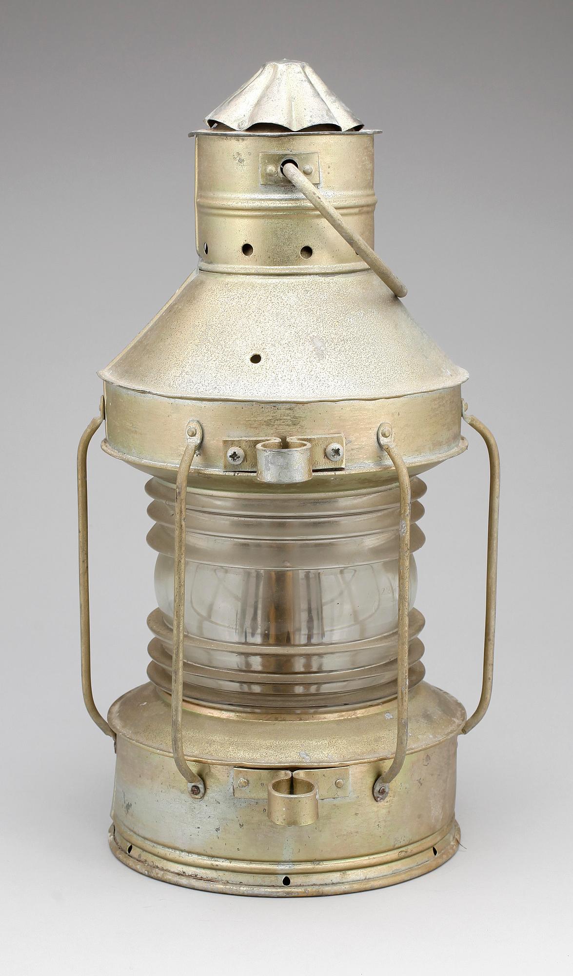 LANTERNA, glas och metall, 1900-tal.