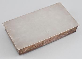 CIGGARRLÅDA, silver, Thailand, 1900-tal.