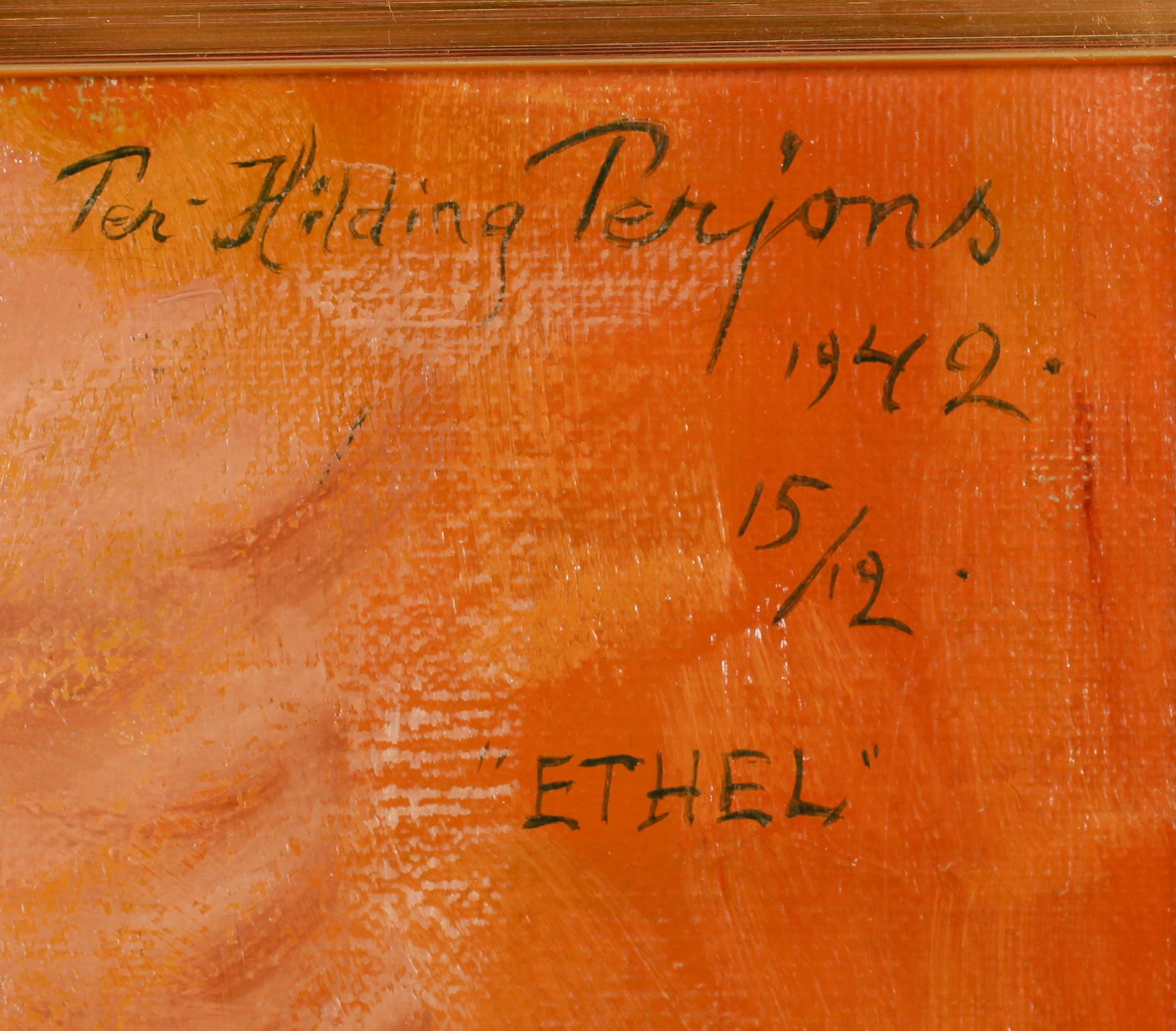 PER-HILDING PERJONS, olja på duk, sign och dat 15/2 1942.