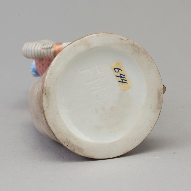 A Bing & Gröndahl figure of a miller, Denmark, 1894.