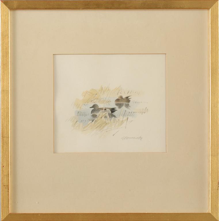 GUNNAR BRUSEWITZ, blandteknik, signerad.