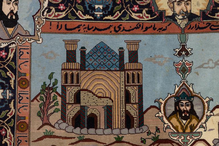 A Tabriz carpet, c. 199 x 151 cm.