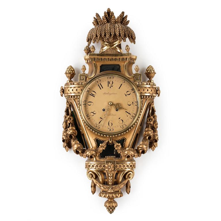 VÄGGPENDYL, gustaviansk stil, Rob Engström, Stockholm, 1900-tal.