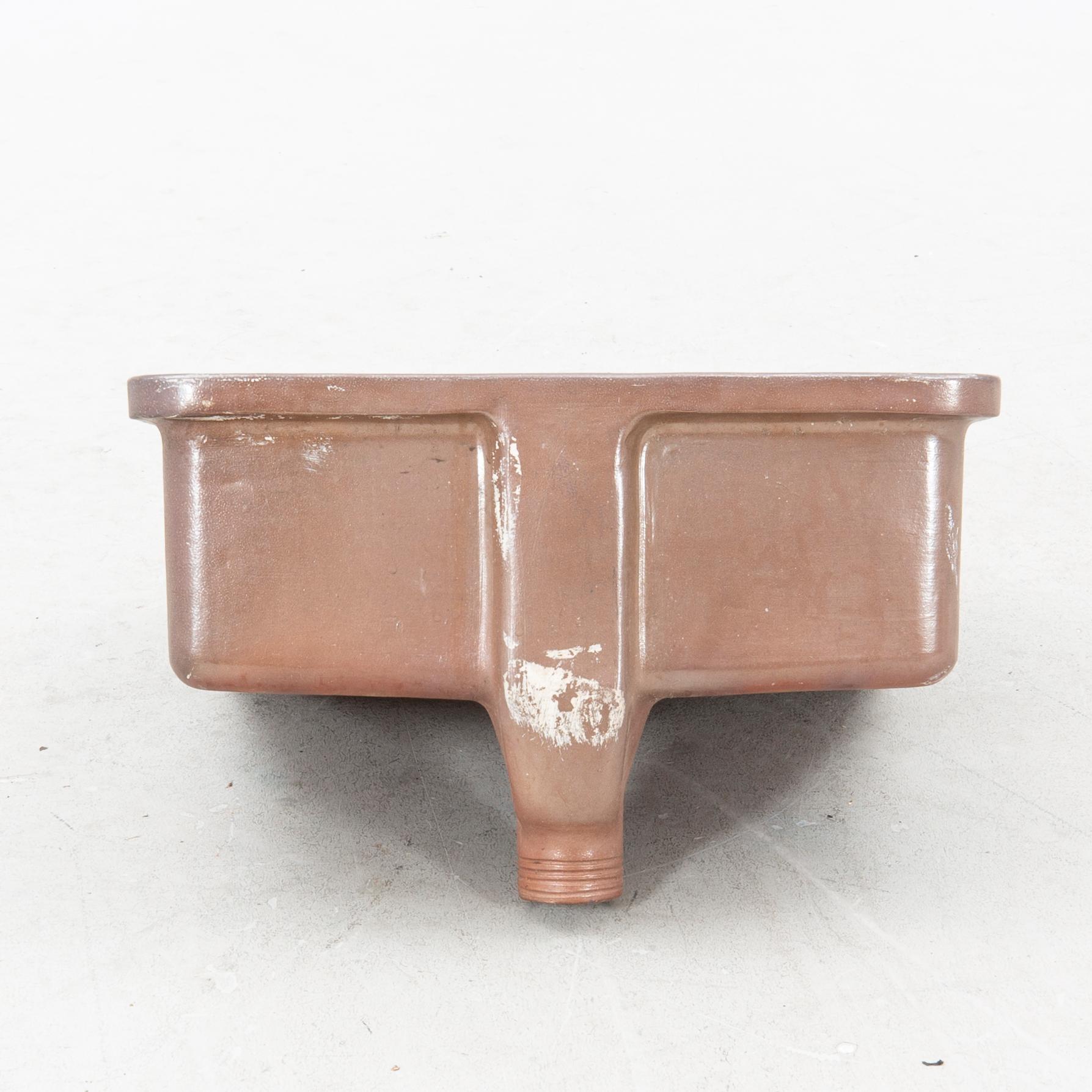 Handfat/vask, saltglaserat stengods, V50, Höganäs.