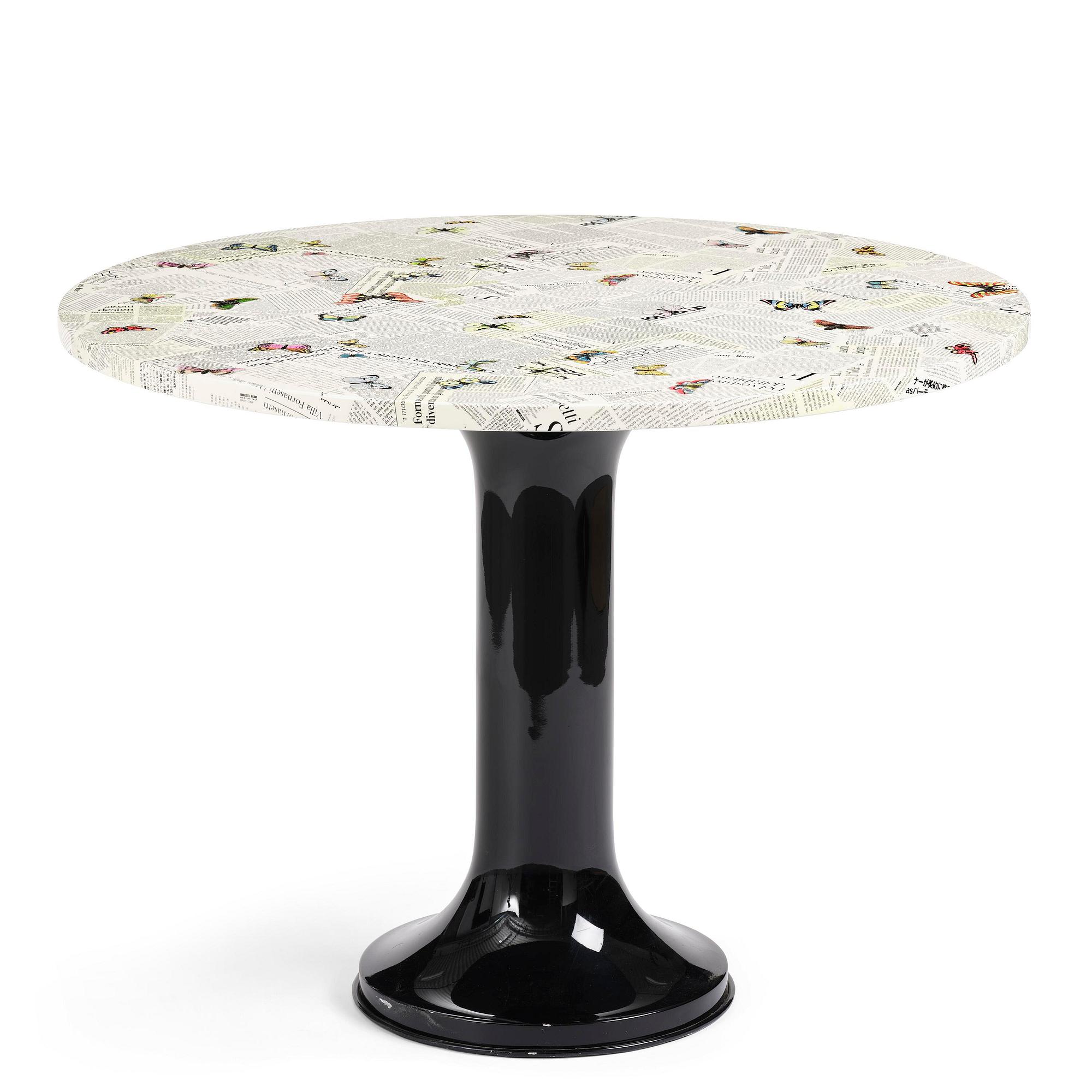 an "Ultime Notizie" table, Fornasetti, Milan, 2019.