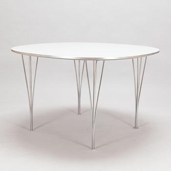 Piet Hein & Bruno Mathsson, matbord, "Superellips", Fritz Hansen, Danmark, 1997.