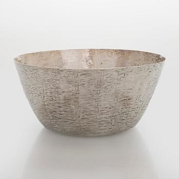 Tapio Wirkkala, skål, silver, Kultakeskus, Tavastehus 1977.