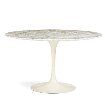 Eero Saarinen, a marble top "Tulip", table, Knoll International, executed on license by Nordiska Kompaniet NK Inredninga.