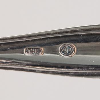 A silver cutlery, model 'Sachsisk', mostly Cohr, Denmark (100 pieces).