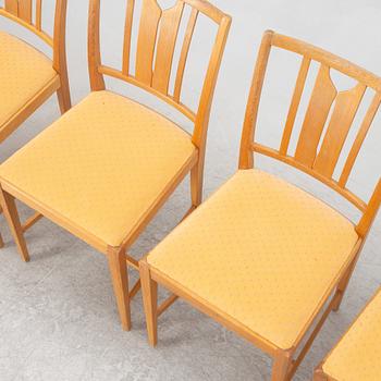 Carl Malmsten, four 'Ulfåsa' chairs, Bodafors, 1964.
