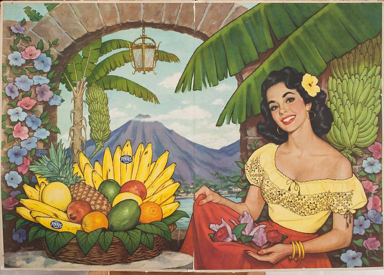 REKLAMAFFISCH, 1950-tal.