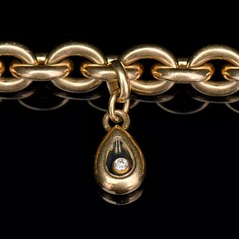 ARMBAND, CHOPARD, 18K guld, briljantslipade diamanter.