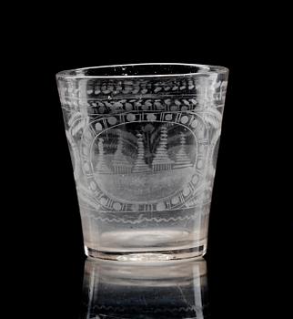GLAS, barock, Böhmen, 1700-tal.