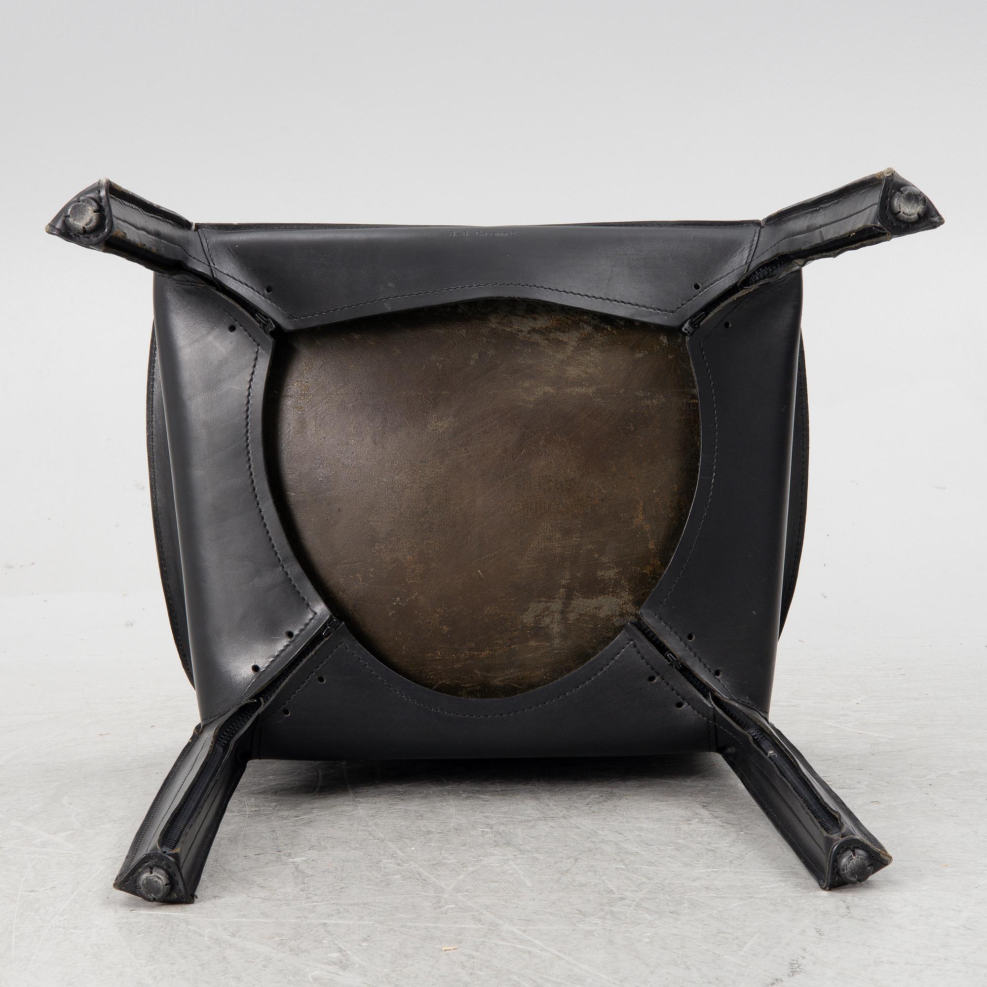 Mario Bellini, a '413 CAB' armchair, Cassina, Italy.