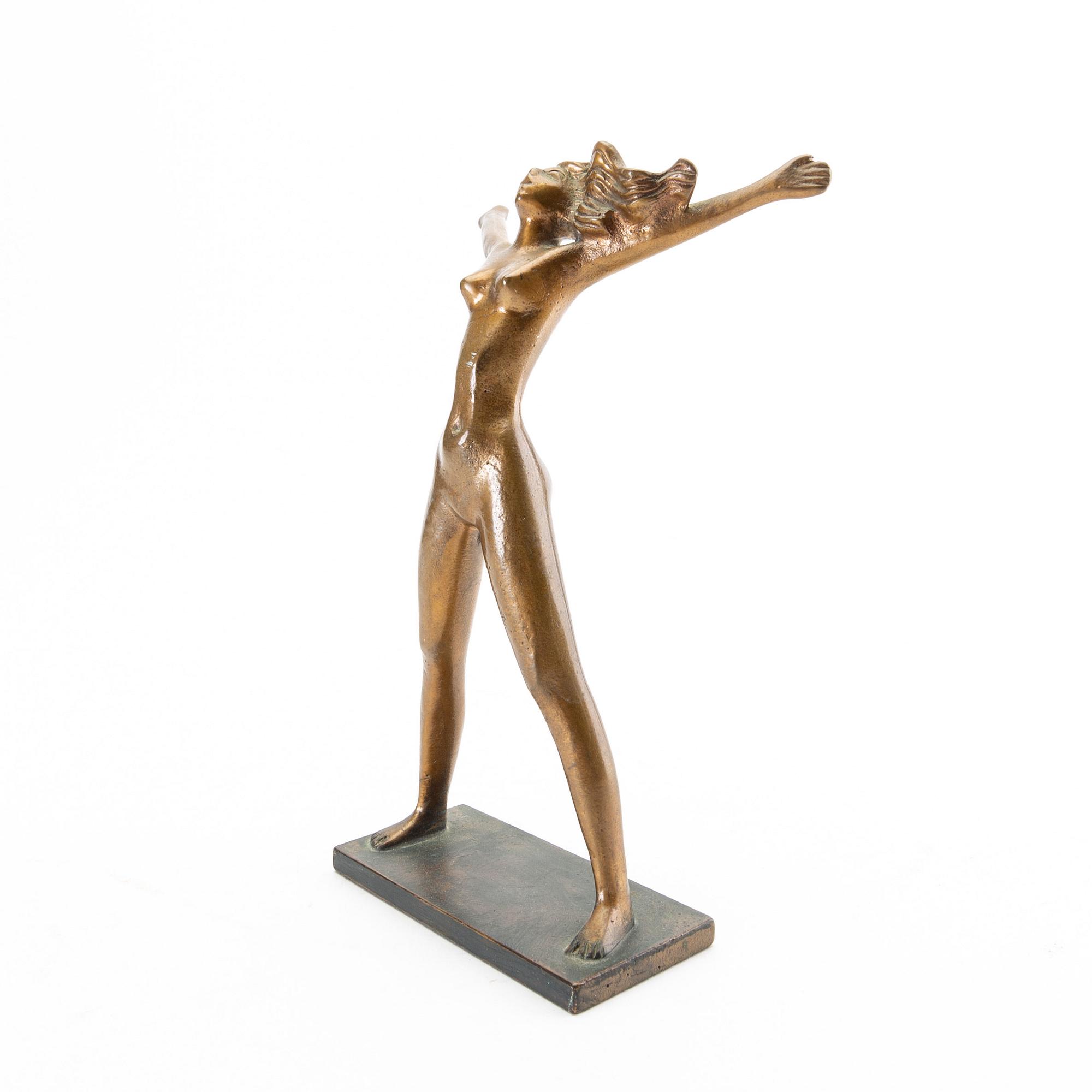 Stig Blomberg, a bronze sculpture, signed.