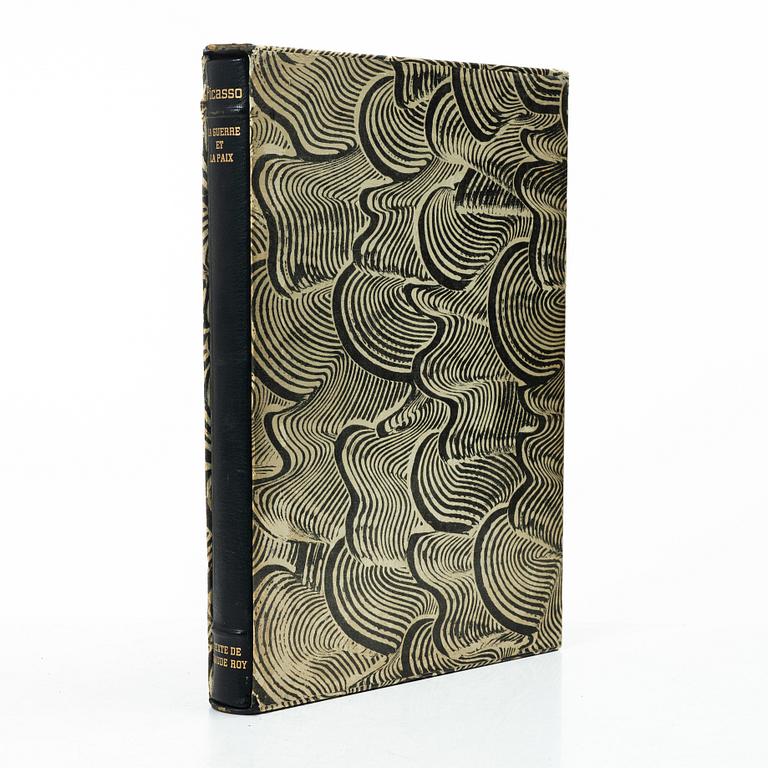 Pablo Picasso, bok, La Guerre et la Paix, signerad upplaga 25/50.