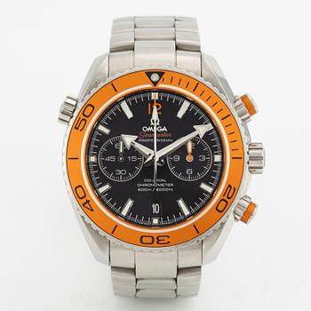 Omega, Seamaster, Planet Ocean 600 M, armbandsur, kronograf, 45,5 mm.