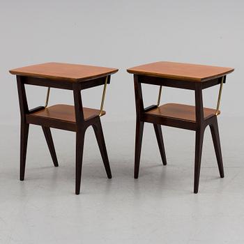 a pair of bedside tables from the 1950-/60's.