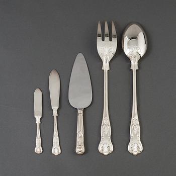 BESTICKSERVIS, 90 delar, nysilver, "Fransk Lilja", Sheffield, England.