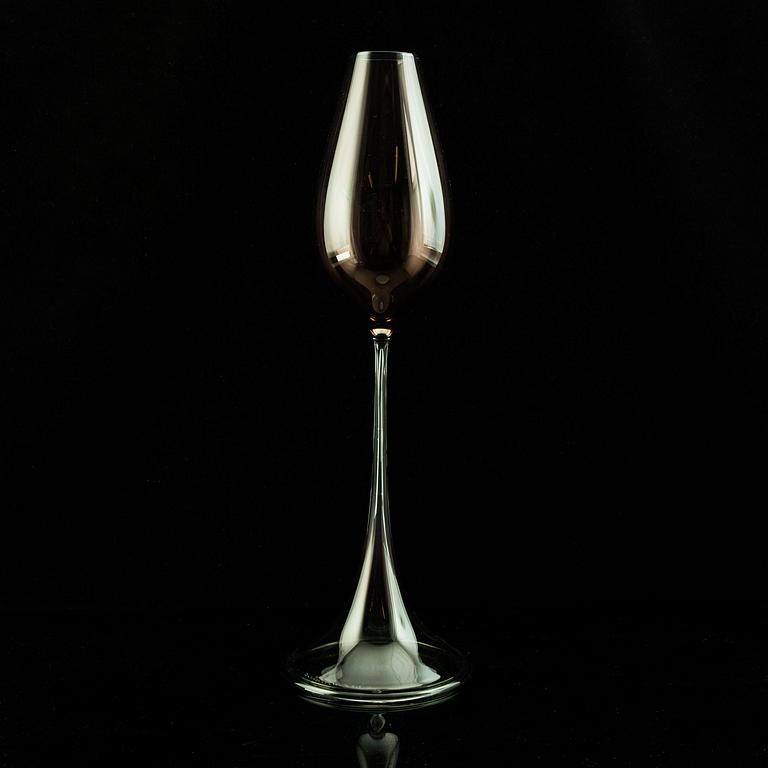 Nils Landberg, a tulip-shaped glass, Orrefors.