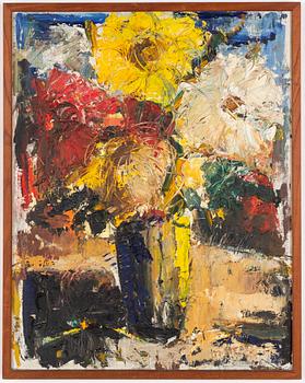 Martins Strovalds, Still life with flowers.